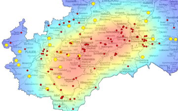 Hotspot-Analyse des räumlichen Biomasseanfalls